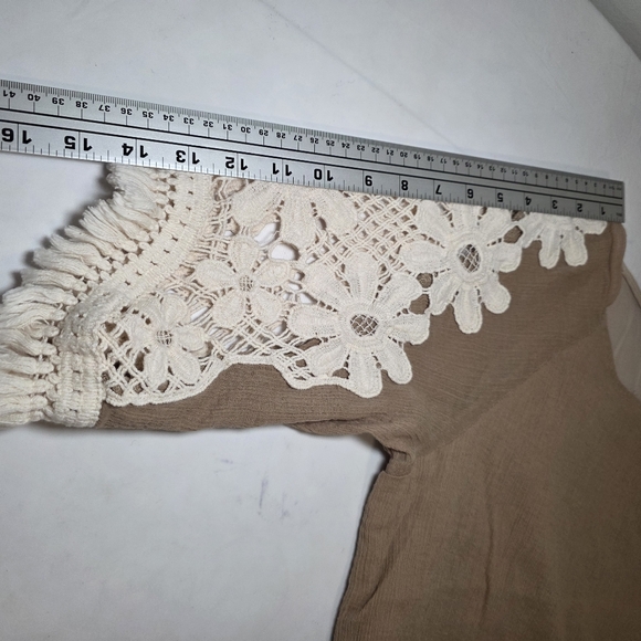 UMGEE USA Tan Crochet Dress - Picture 9 of 11